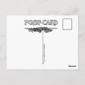 "PATRIOTIC GARDEN" FLOWER FLAG POSTKARTE (Rückseite)