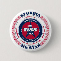 Patriotic Georgia Circle mit Staat Details