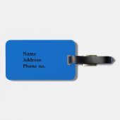 Patriotic German Shepherd Gepäckanhänger (Rückseite horizontal)