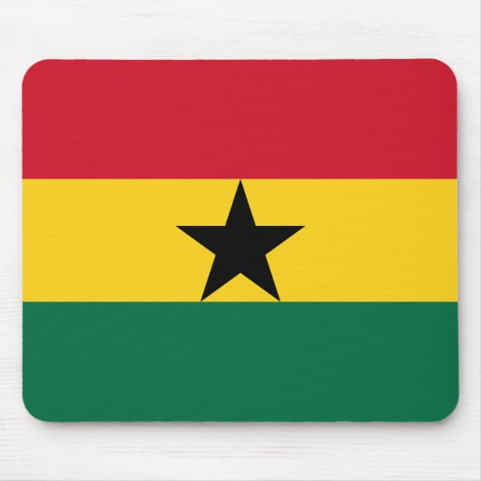 Patriotic Ghana Flag Mousepad (Vorne)