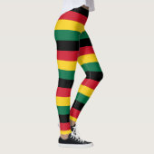 Patriotic "Ghana Pride Stripes" Leggings (Rechts)