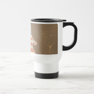 Patriotic Ghost Travel Mug Reisebecher