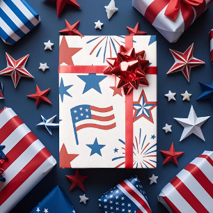Patriotic Gift Wrap Geschenkpapier