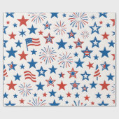 Patriotic Gift Wrap Geschenkpapier (Flach)