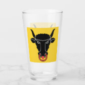 Patriotic glass cup with flag of Uri, Switzerland Glas (Rückseite)