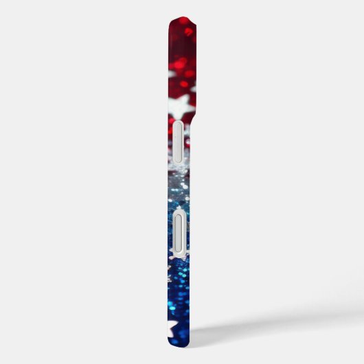 Patriotic Glitter Case-Mate iPhone Hülle (Rückseite / Rechts)