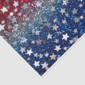 Patriotic Glitter Seidenpapier (Ausschnitt)