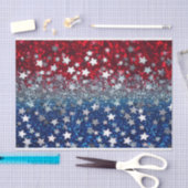 Patriotic Glitter Seidenpapier (Handwerk)