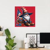 Patriotic Gnome Poster (Heimbüro)