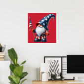 Patriotic Gnome Poster (Heimbüro)