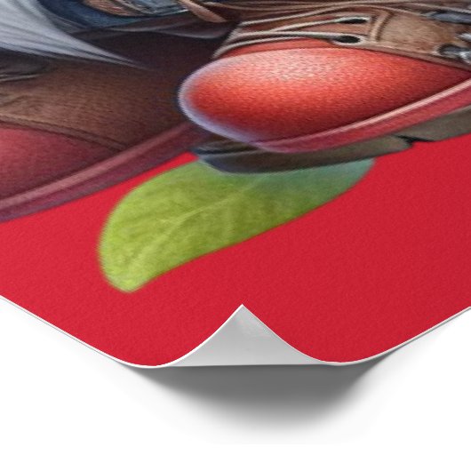 Patriotic Gnome Poster (Ecke)