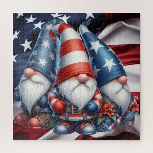 Patriotic Gnome Puzzle (Vertikal)