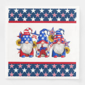 Patriotic Gnomes Serviette (Vorderseite)