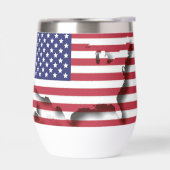 Patriotic GOD BLESS AMERICA USA Flag (Links)