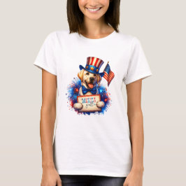 Patriotic Golden Labrador 'Merica Y all T-Shirt