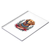 Patriotic Golden Retriever Americana Art Tee 2 Notizblock (Linke Seite)