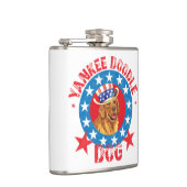 Patriotic Golden Retriever Flachmann (Rechts)