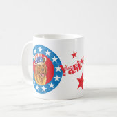 Patriotic Golden Retriever Kaffeetasse (Vorderseite Links)
