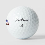 Patriotic Golf Balls Golfball (Logo)