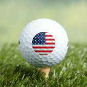 Patriotic Golf Balls Golfball (Insitu T-Shirt)