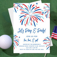 Patriotic Golf & Fireworks 4. Juli Party