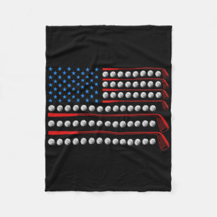 Patriotic Golf Usa Flag Golf Clubs 4. Juli Golf Fleecedecke