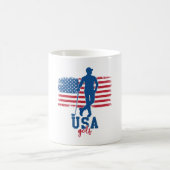 Patriotic Golf USA Kaffeetasse (Mittel)