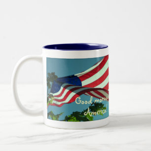 Patriotic Good Morning America Tasse