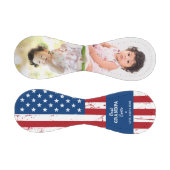 Patriotic GRANDPA American Flag Custom 2 Foto Baseball (Paneele)