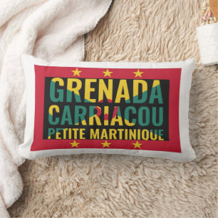 Patriotic GRENADA Flag Lendenkissen