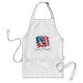 Patriotic Grill Master American Flag Schürze (Vorne)
