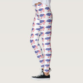 Patriotic Grizzly Bar Leggings (Links)