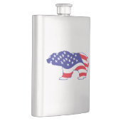 Patriotic-Grizzly Flachmann (Rechts)