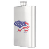 Patriotic-Grizzly Flachmann (Links)