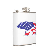 Patriotic-Grizzly Flachmann (Rechts)