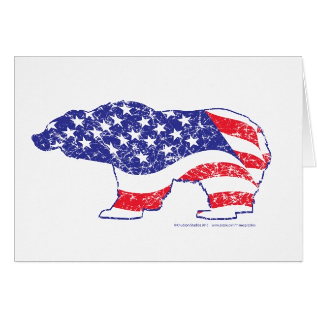 Patriotic-Grizzly Not (Vorderseite (Horizontal))
