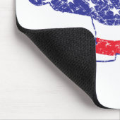 Patriotic-Grizzly Not Mousepad (Ecke)