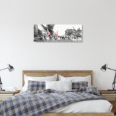 Patriotic Group Women American Flag Circa 1910 Leinwanddruck (Insitu (Schlafzimmer))