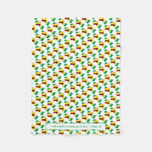 Patriotic GUYANA FLAG Fleecedecke