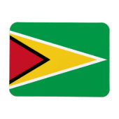 Patriotic Guyana Flag Magnet (Horizontal)