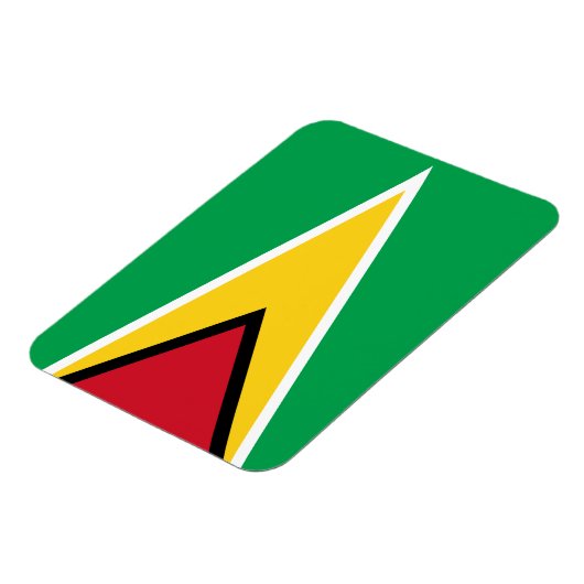 Patriotic Guyana Flag Magnet (Linke Seite)