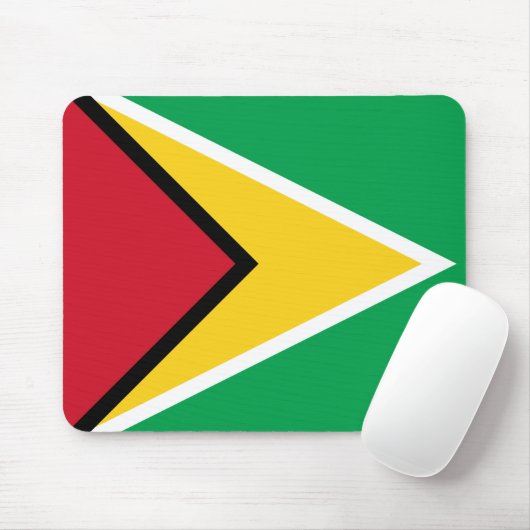 Patriotic Guyana Flag Mousepad (Mit Mouse)