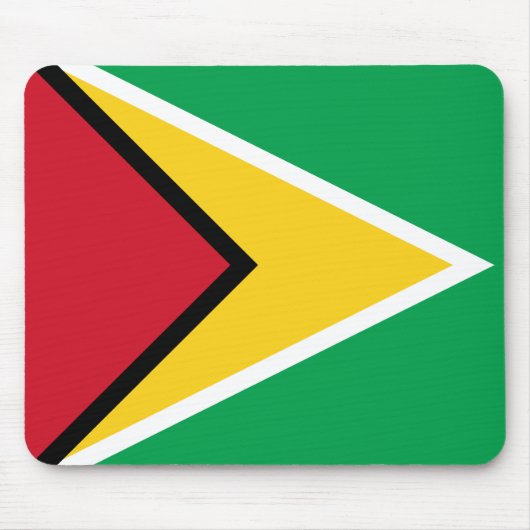 Patriotic Guyana Flag Mousepad (Vorne)