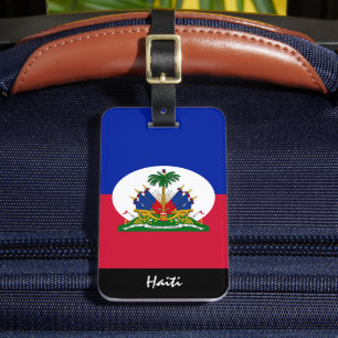 Patriotic Haiti Gepäckmarken, Haitianische Flagge Gepäckanhänger