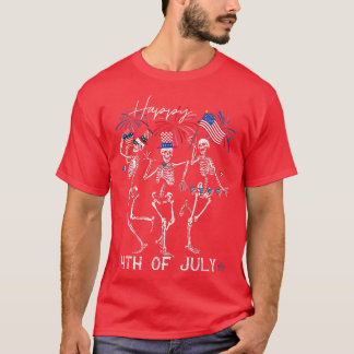 Patriotic Happy Amerikanische Unabhängigkeitstag F T-Shirt