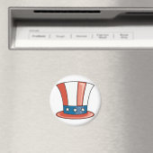 Patriotic Hat Magnet (In Situ (Geschirrspüler))