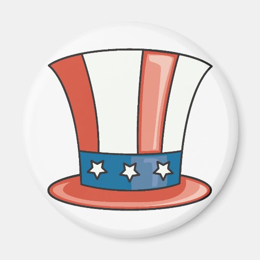 Patriotic Hat Magnet (Vorne)