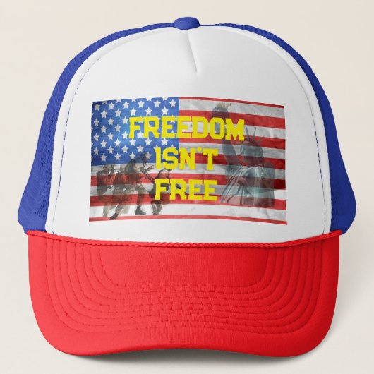 Patriotic Hat Truckerkappe (Vorderseite)