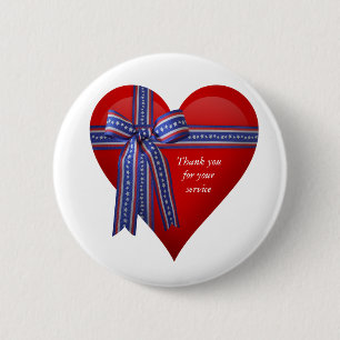 Patriotic Heart Grafik Button
