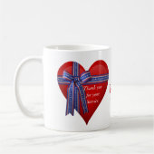 Patriotic Heart Grafik Kaffeetasse (Links)